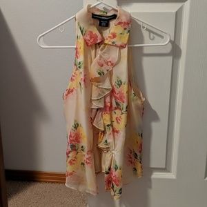 Ralph Lauren silk floral top